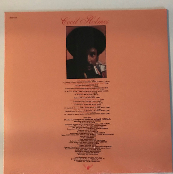 CECIL HOLMES-Music For Soulful Lovers Vinyl LP-Brand New-Still Sealed
