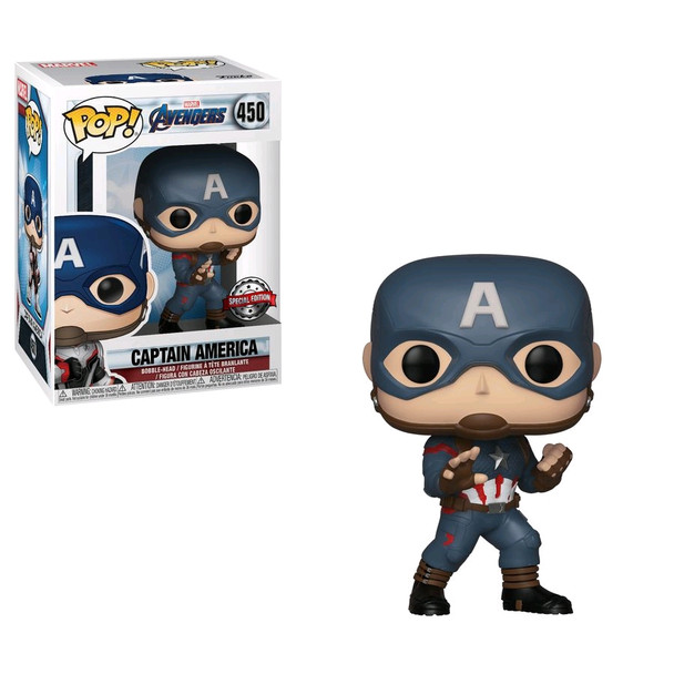 Avengers 4: Endgame - Captain America US Exclusive Pop! Vinyl [RS]-FUN36676