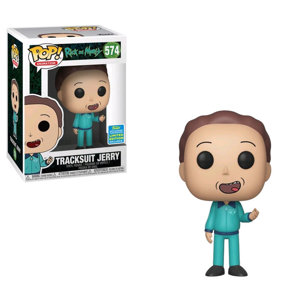 Rick and Morty - Jerry in Track Suit SDCC 2019 US Exclusive Pop! Vinyl [RS]-FUN40385-FUNKO