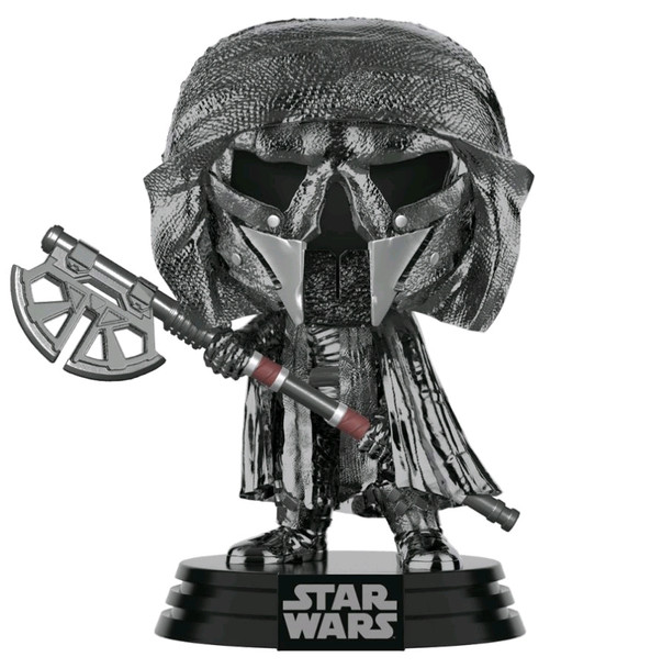 Star Wars - Knight of Ren Axe  Chrome Pop! Vinyl-FUN47251-FUNKO-Episode IX Rise of Skywalker Hematite