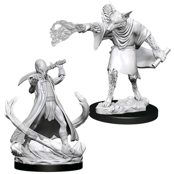 Dungeons & Dragons - Nolzurs Marvelous Unpainted Minis: Arcanaloth & Ultraloth-WZK90015-WIZKIDS GAMES