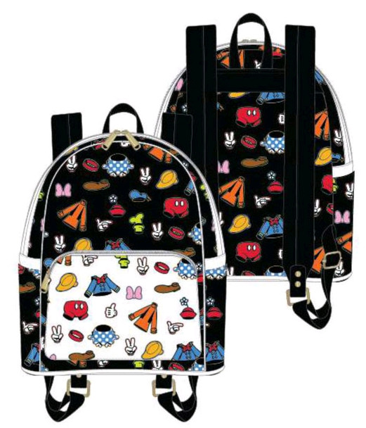 Mickey Mouse - Outfits Mini Backpack-LOUWDBK1045-LOUNGEFLY