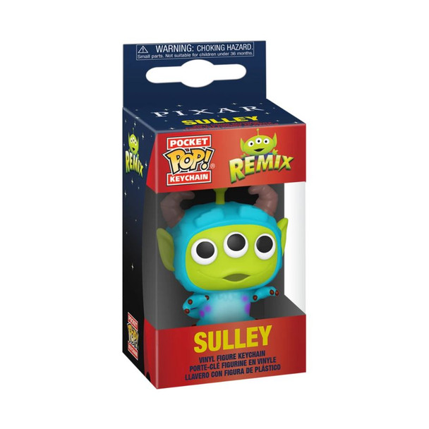 Pixar - Alien Remix Sulley Pocket Pop! Keychain-FUN48356-Funko