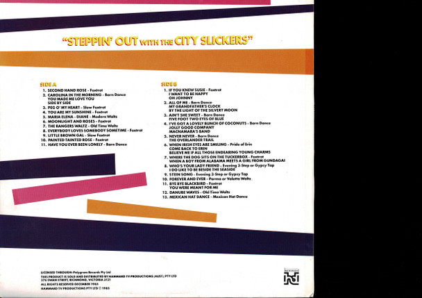 The City Slickers (5)-Steppin' Out-VINYL LP-USED-Australian press-VILP_1321