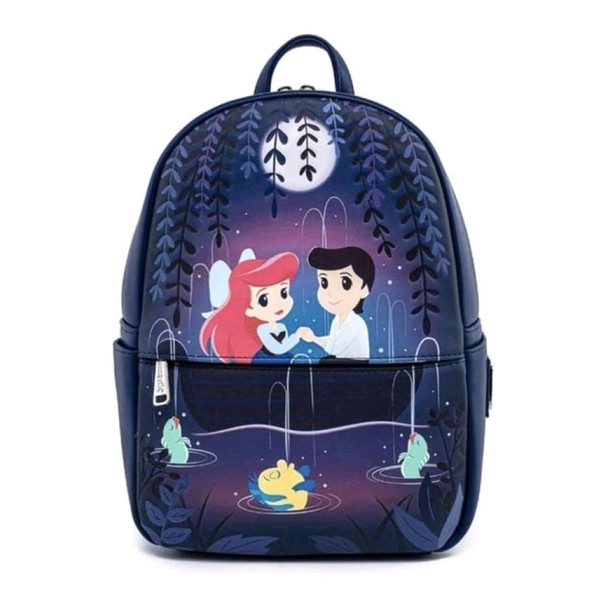 The Little Mermaid - Gondola Scene Mini Backpack-LOUWDBK1447-LOUNGEFLY