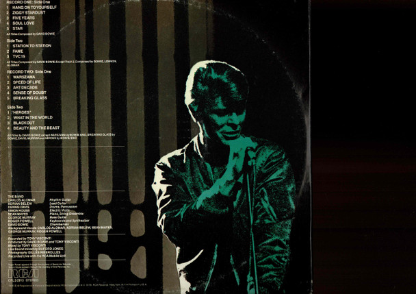 David Bowie-Stage-VINYL LP-USED-US press-RELP_1380