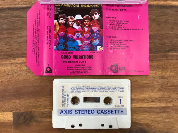 The Beach Boys-Good Vibrations-Aussie cassette Tape-USED-RELP_1703