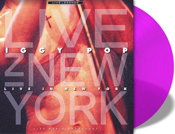 IGGY POP-Live In New York (Violet Vinyl)-Vinyl Lp-Brand new/Still Sealed-LAS_199-LAS_355