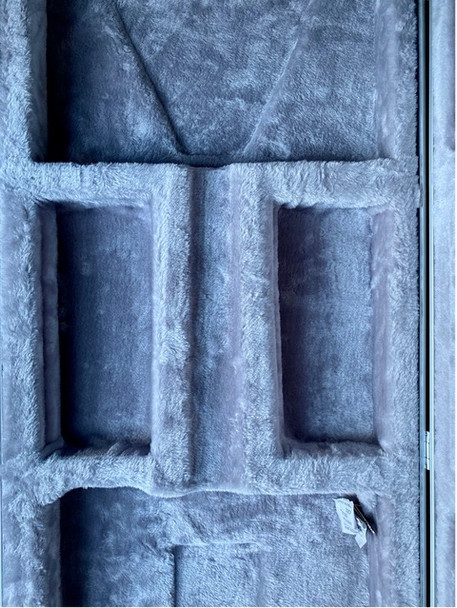 Electric Guitar Flight Case-Black Aluminium 105 x 40 x 13cm