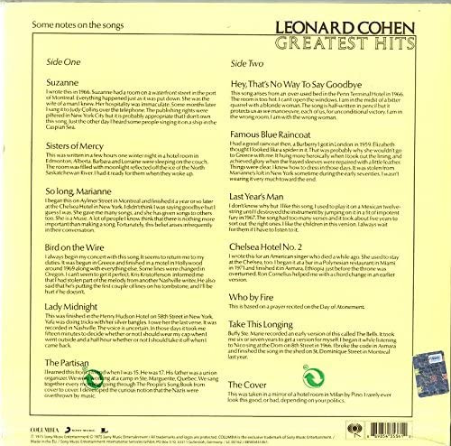 Leonard Cohen-GREATEST HITS--VINYL LP-Brand New-Still Sealed-LAS_394