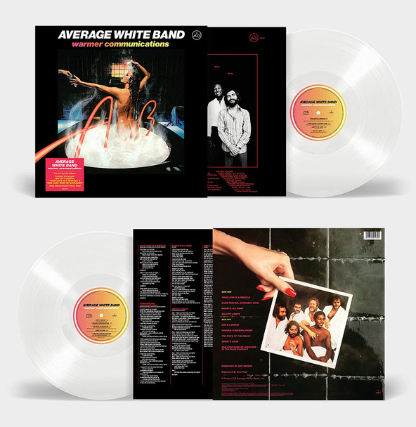AVERAGE WHITE BAND-Warmer Communications (Clear Vinyl)-Vinyl Lp-Brand new/Still Sealed-LAS_112528L-DEMREC577