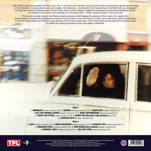 MARC BOLAN & T. REX-Shadowhead (180G)-Vinyl LP Brand New/Still Sealed