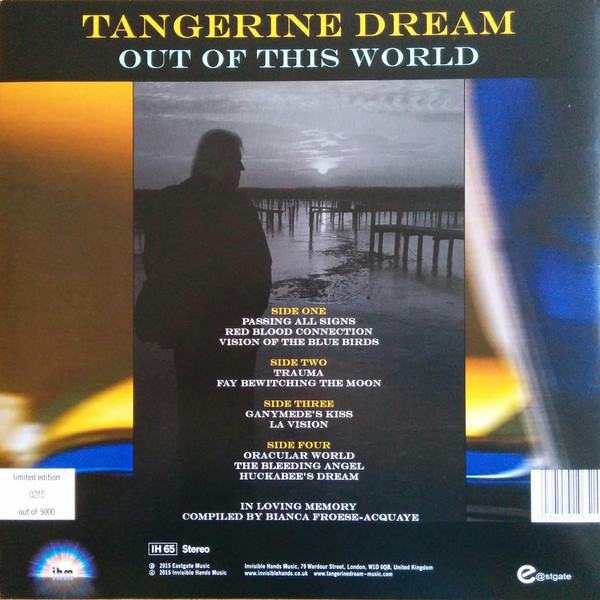 TANGERINE DREAM-Out of This World-Vinyl Lp-Brand new/Still Sealed-_LAS650