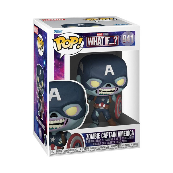 What If - Zombie Captain America Pop! Vinyl-FUN57375-FUNKO
