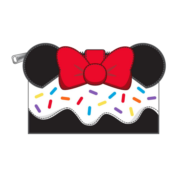 Mickey Mouse - Minnie Sweets Collection Flap Purse-LOUWDWA1844-LOUNGEFLY