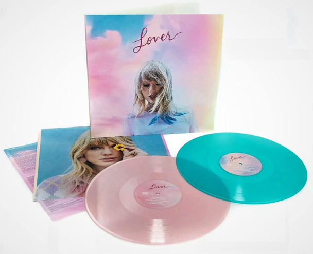 Taylor Swift-Lover (Baby Pink and Baby Blue 2LP)-Vinyl Lp-Brand new/Still Sealed_AMZ1121064