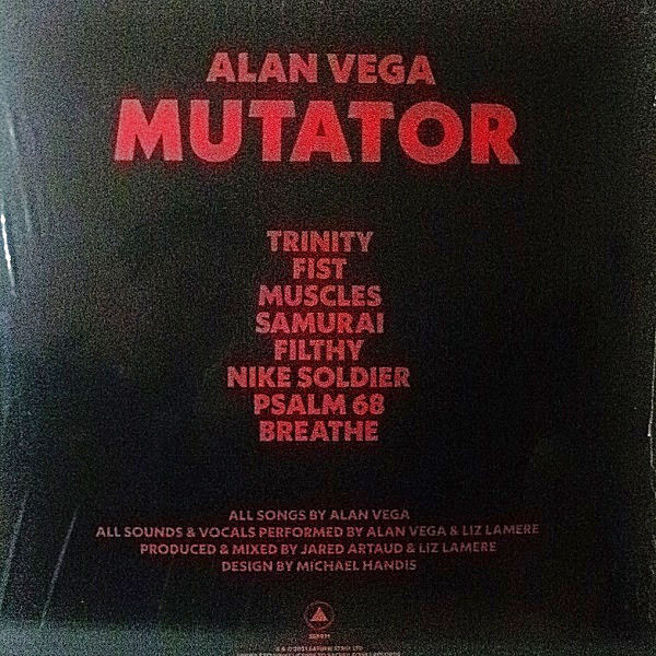 ALAN VEGA (Suicide)-Mutator-Vinyl Lp-Brand new/Still Sealed_SC1121060