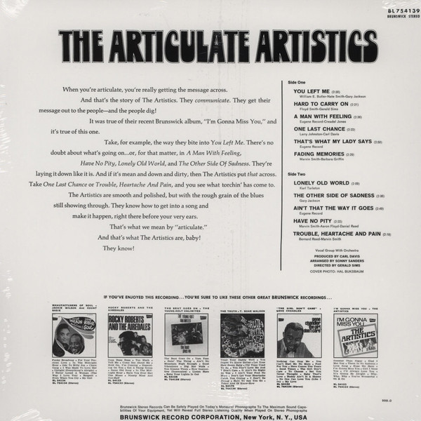 ARTISTICS-The Articulate Artistics-Vinyl Lp-Brand new/Still Sealed_SC1121059