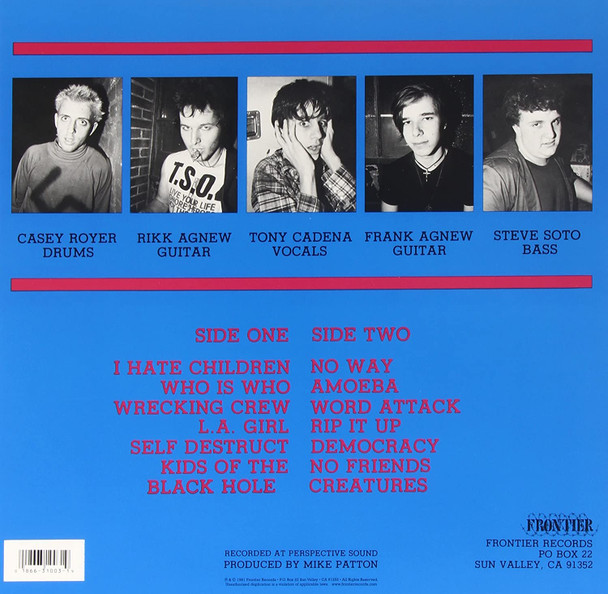ADOLESCENTS-ADOLESCENTS-(Marble Blue Vinyl) Lp-Brand new/Still Sealed_TT0122120