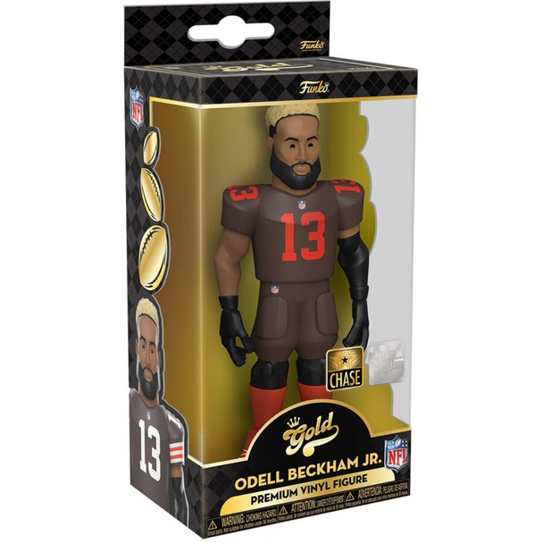 NFL: Browns - Odell Beckham Jr  5" CHASE EDITION Vinyl Gold-Funko-FUN59358