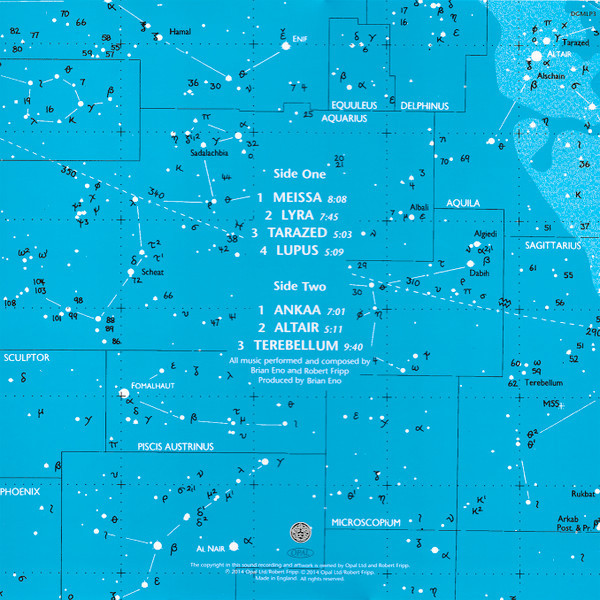 FRIPP & ENO-The Equatorial Stars-Vinyl LP-Brand New/Still sealed_LAS0522018