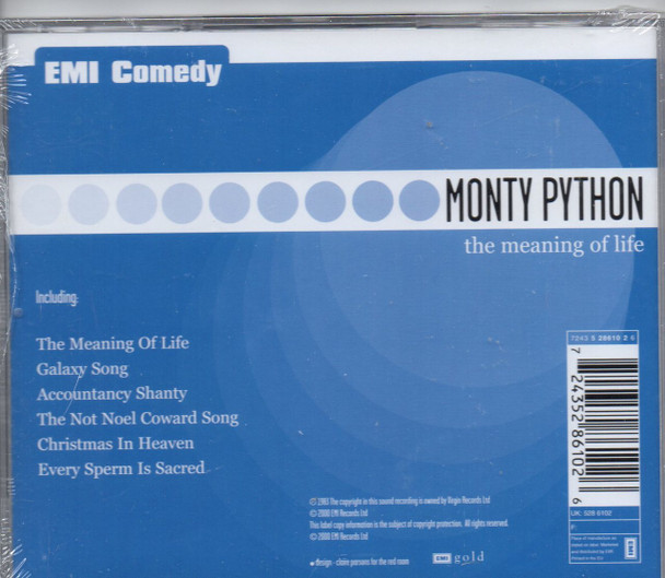 MONTY PYTHON-The Meaning Of Life - Soundtrack CD-Brand New-Still Sealed
