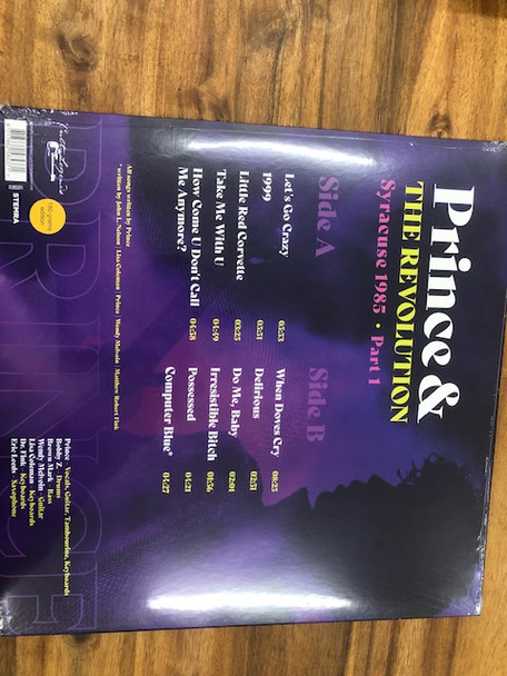 PRINCE & THE REVOLUTION-Syracuse 1985 Part 1-Vinyl LP-Brand New/Still sealed_LAS0622044