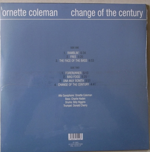 ORNETTE COLEMAN-Change Of The Century (Clear Vinyl)-Vinyl LP-Brand New/Still sealed_LAS0622043