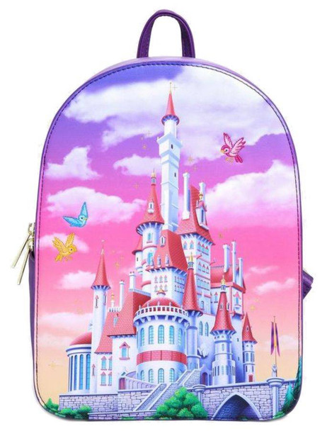 Beauty and the Beast (1991) - Castle Snap Flap US Exclusive Mini Backpack-Loungefly-LOUWDBK2091