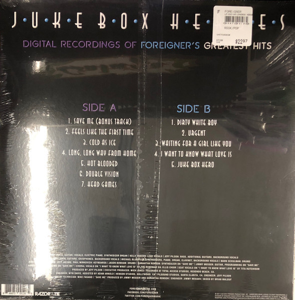 FOREIGNER - JUKE BOX HERO--Vinyl LP-Brand New/Still sealed_ttt0622066