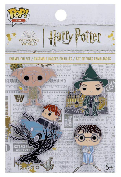 Harry Potter - Chamber of Secrets Pin 4-Pack-Funko-FUNHPPN1107
