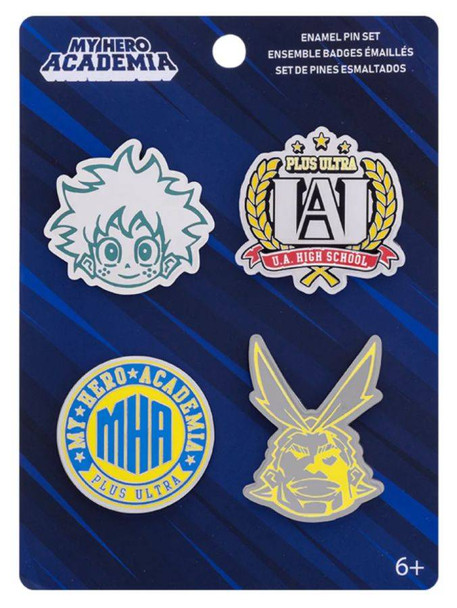 My Hero Academia - UA High School Pin 4-Pack-Funko-FUNMHAPN0056