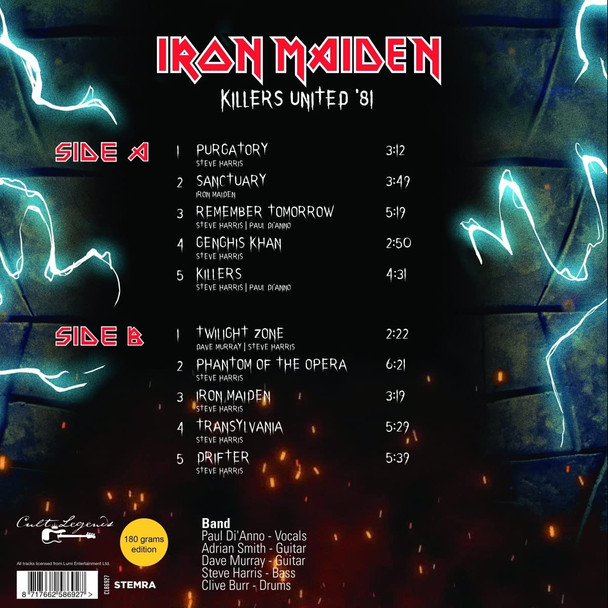 IRON MAIDEN-Killers United '81-Vinyl LP-Brand New/Still sealed_LAS1122009