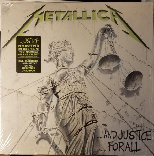 METALLICA - And Justice For All (180g remastered)--Vinyl LP-Brand New/Still sealed_SC0123086