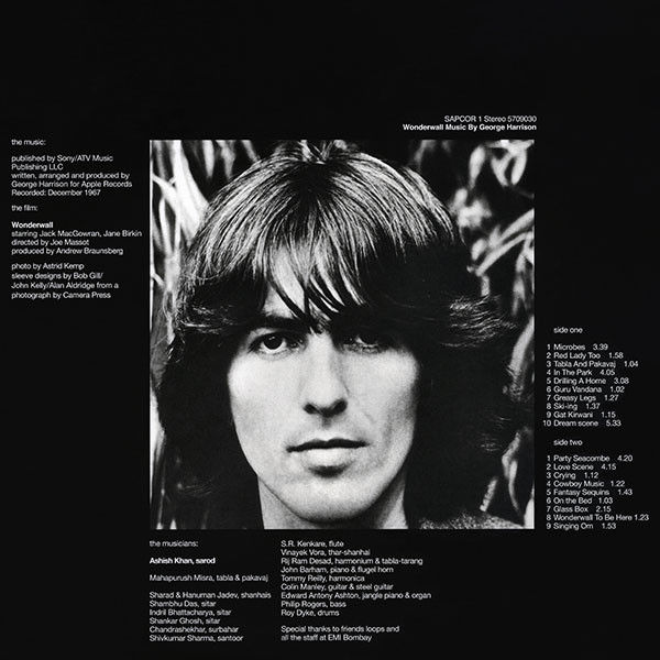 GEORGE HARRISON - Wonderwall Music (180g remastered-2017 issue)--Vinyl LP-Brand New/Still sealed_SC0123061