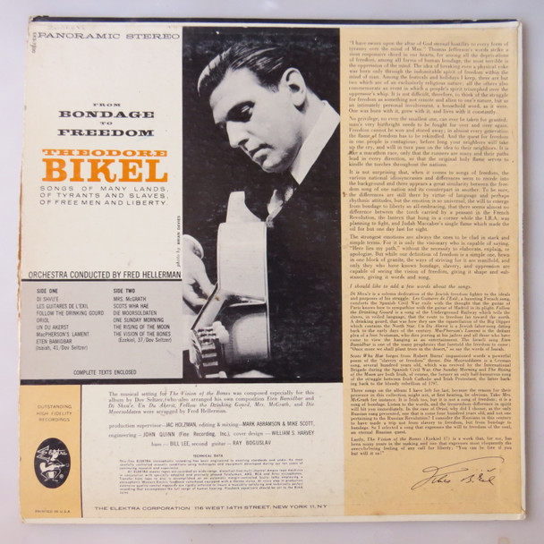 Theodore Bikel-From Bondage To Freedom-VINYL LP-USED-SHLP_3113