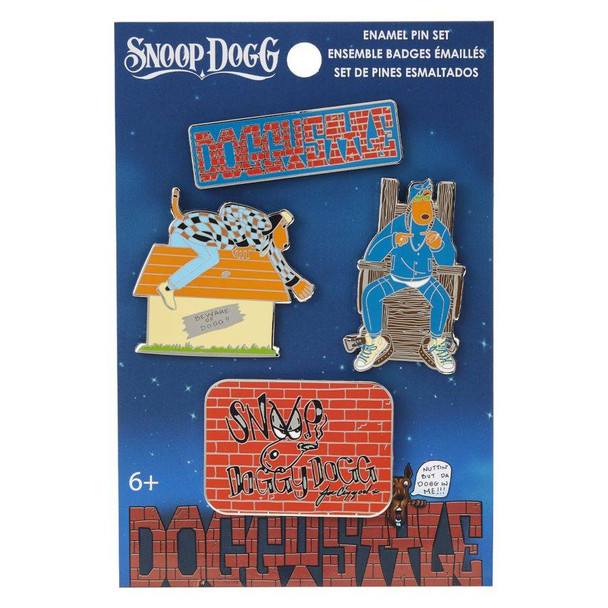 Snoop Dogg - Dog House Enamel Pin 4-Pack-Funko-FUNSNPPN0001