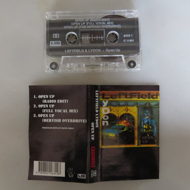 Leftfield, John Lydon-Open Up-Cassette-Aussie Press-USED-SHLP_3842