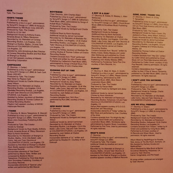 TYLER THE CREATOR-Igor-Vinyl LP-Brand New/Still sealed_LAS0523025