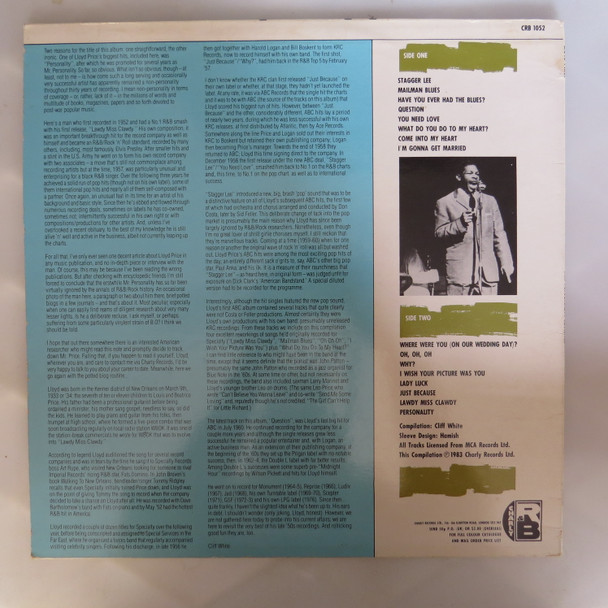 Lloyd Price-Mr. Personality Revisited-VINYL LP-Aussie Press-USED-SHLP_3574