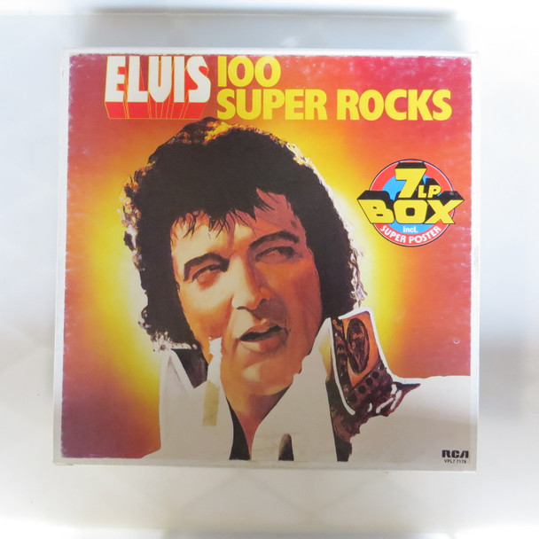 Elvis Presley-100 Super Rocks-VINYL LP Box Set-Aussie Press-USED-SHLP_3637