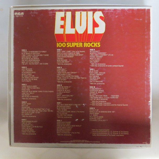Elvis Presley-100 Super Rocks-VINYL LP Box Set-Aussie Press-USED-SHLP_3637