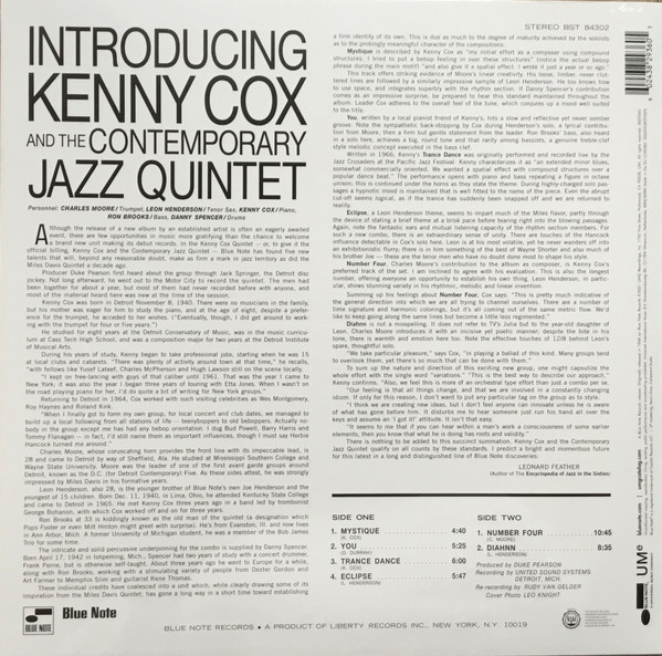 Introducing Kenny Cox And The Contemporary Jazz Quintet (Blue Note Classic Series)-Vinyl LP-Brand New/Still sealed_LAS0523010