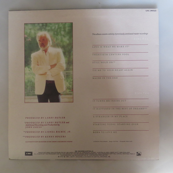 Kenny Rogers-Love Is What We Make It-VINYL LP-Aussie Press-USED-SHLP_3903