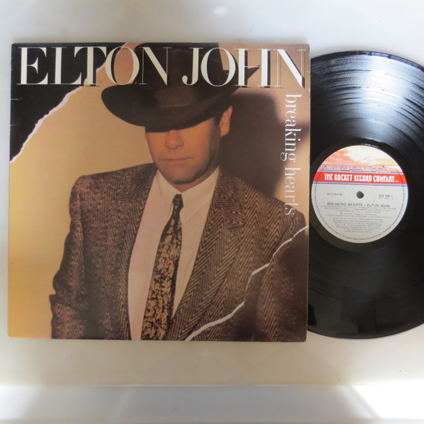 Elton John-Breaking Hearts-VINYL LP-Aussie Press-USED-SHLP_3977