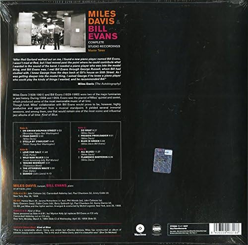 MILES DAVIS & BILL EVANS-Complete Studio Recordings - Master Takes.-Vinyl LP-Brand New/Still sealed_LAS0823195