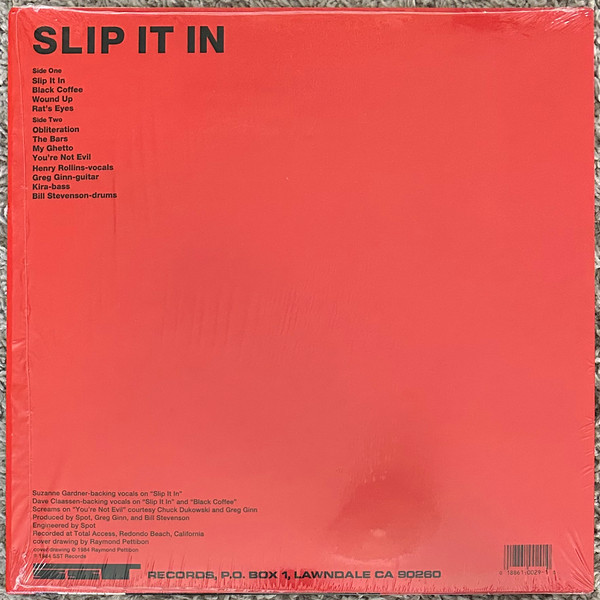 BLACK FLAG - Slip It In--Vinyl LP-Brand New/Still sealed_SC1023051