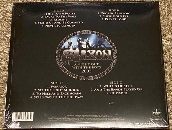 SAXON  / A NIGHT OUT WITH THE BOYS: 2005 (Gold vinyl)--Vinyl LP-Brand New/Still sealed_TTT1023093