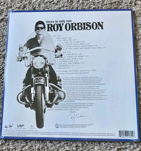 ORBISON, ROY / THERE IS ONLY ONE ROY ORBISON--Vinyl LP-Brand New/Still sealed_TTT1023078