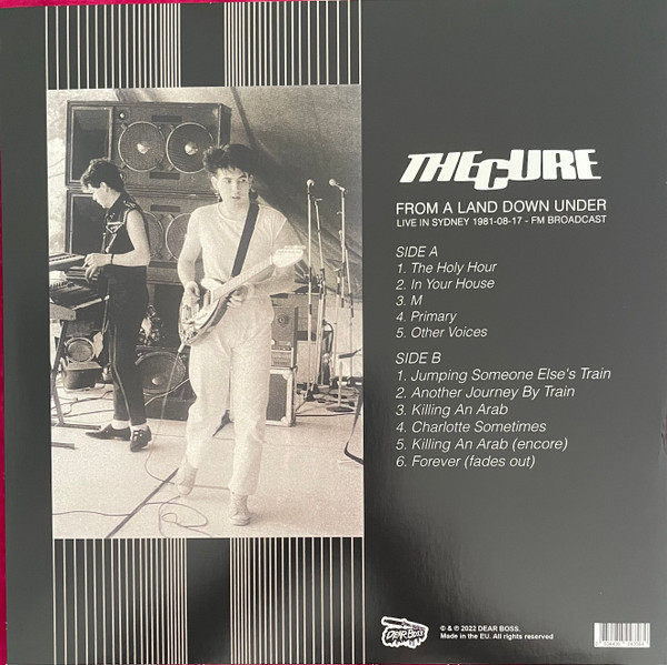 CURE-From A Land Down Under - Live In Sydney 1981-08-17 - Fm Broadcast (Blue Vinyl)-Vinyl LP-Brand New/Still sealed_LAS1023177